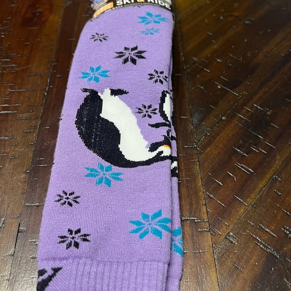 Cabot and Sons Women’s Merino Wool Ski & Ride Slopes Crew Calf Socks 2 Pairs